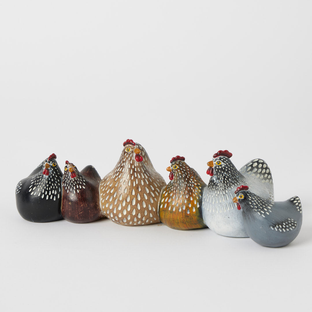 Broody Chicken Sculpture - Small Pilbeam Living