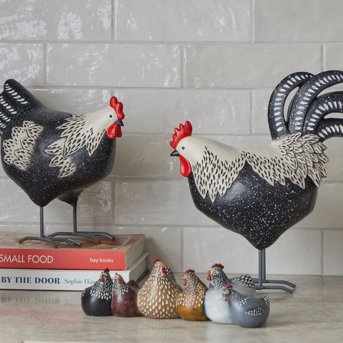 Broody Chicken Sculpture - Small Pilbeam Living