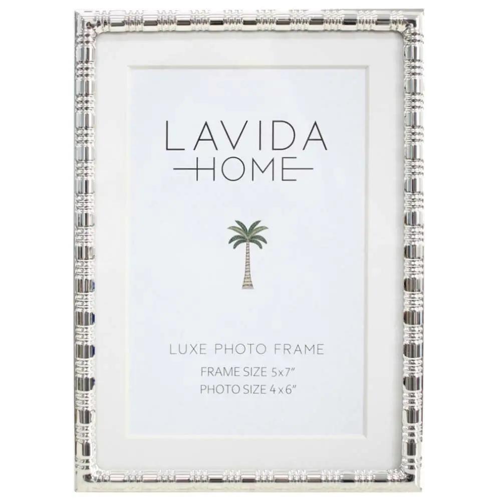 Deluxe Silver Photo Frame – 5x7 Lavida