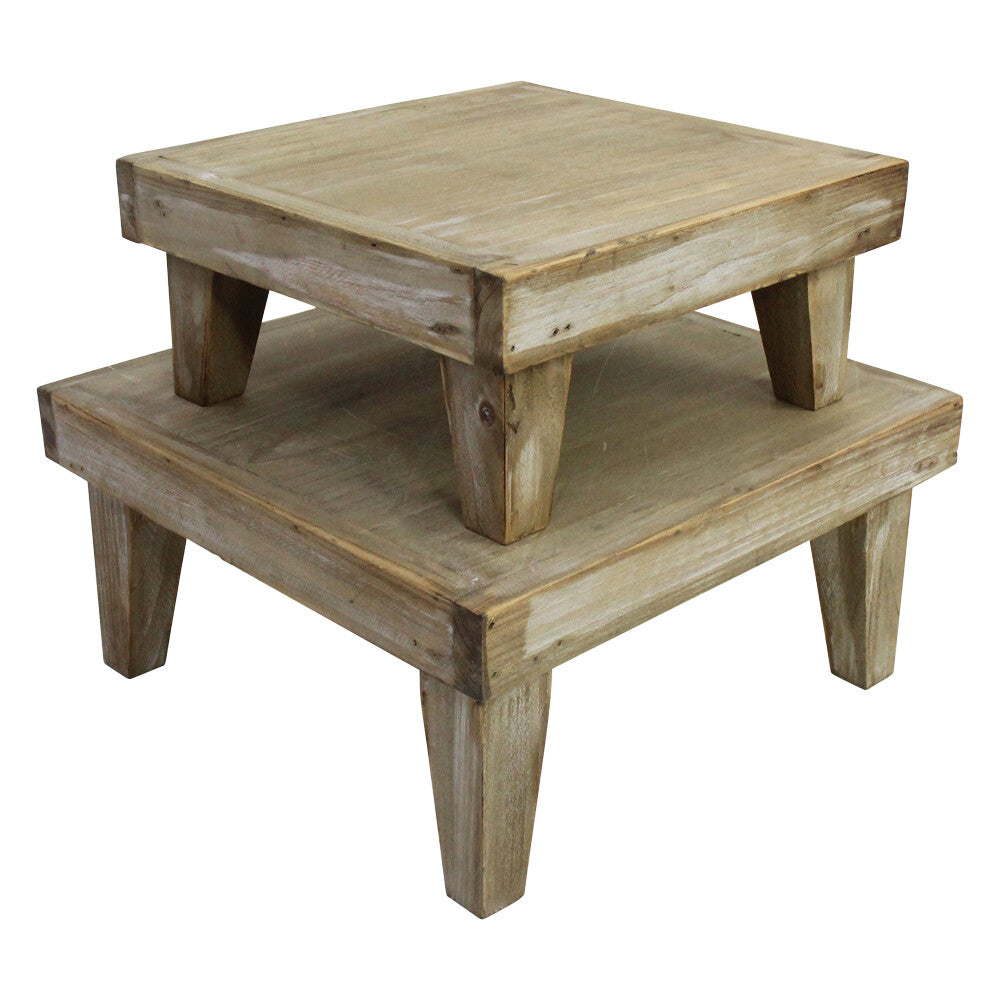 Wooden Display Stands – Set of 2 Lavida