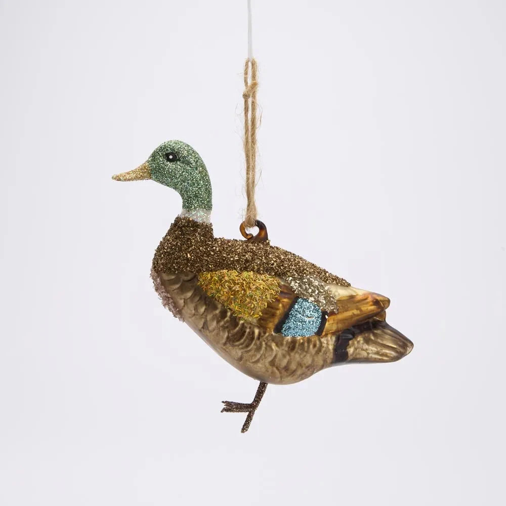 Vintage Duck Hanging Christmas Decoration Florabelle
