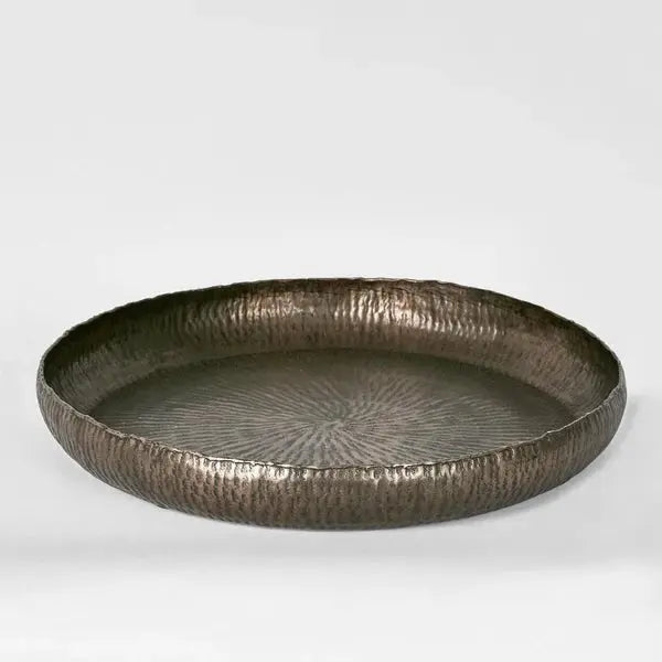 Felix Hammered Aluminium Tray - Bronze Florabelle