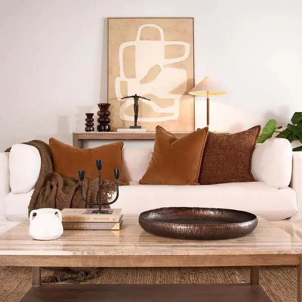 Felix Hammered Aluminium Tray - Bronze Florabelle