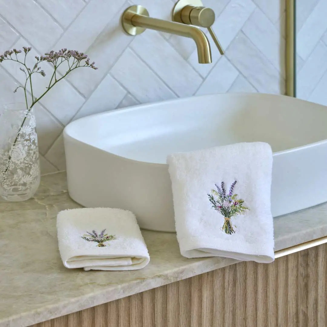 Floral Garden Hand Towel Set of 2 Pilbeam Living