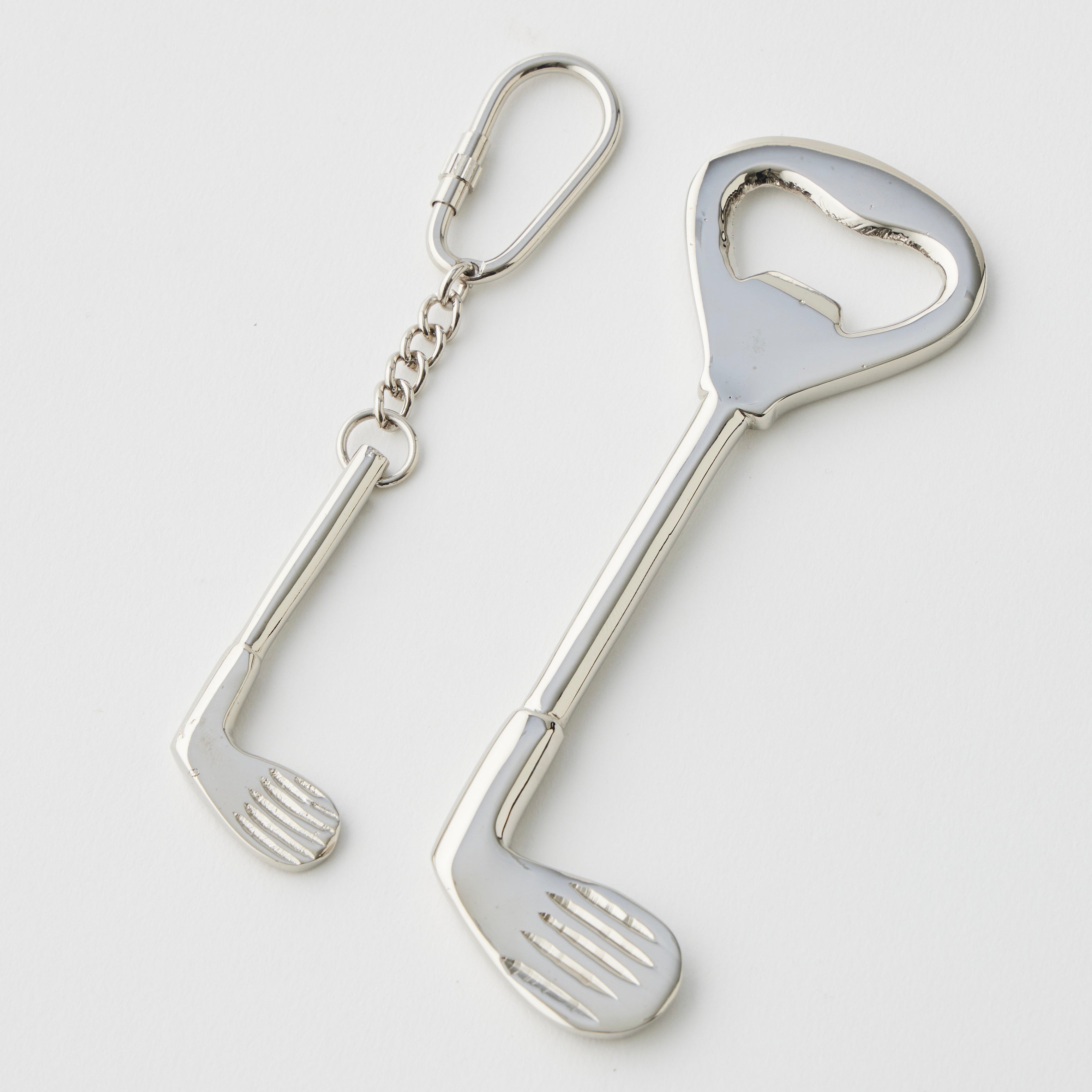 Golf Club Bottle Opener & Keyring Set Pilbeam Living