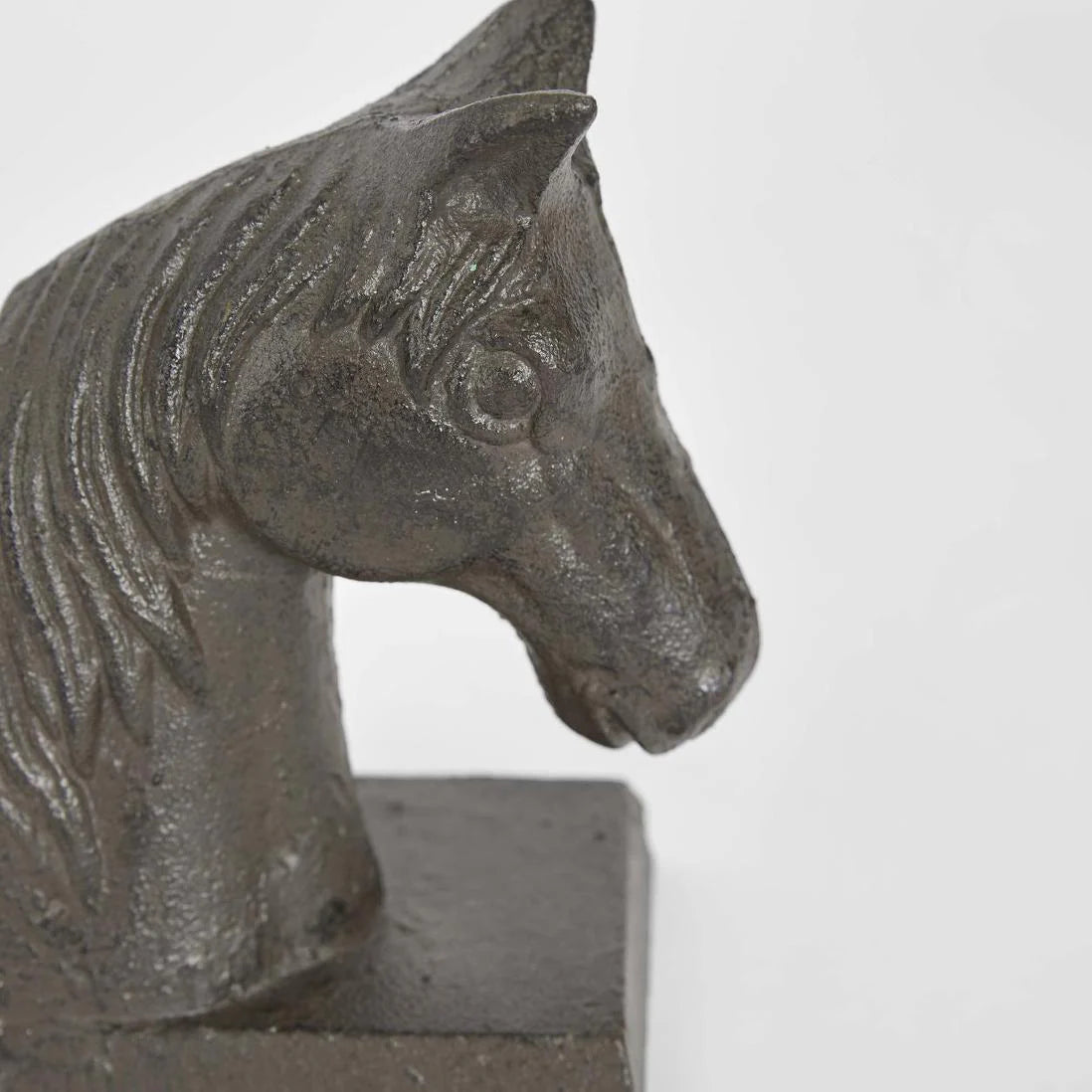 Horse Cast Iron Bookends - Small