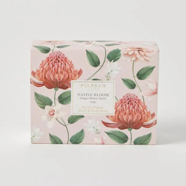 Native Bloom Scented Soap Gift Set of 2 Ginger Flower Pilbeam Living