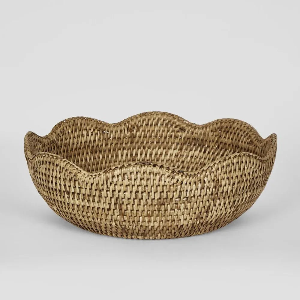 Paume Scallop Bowl – Large Natural Florabelle