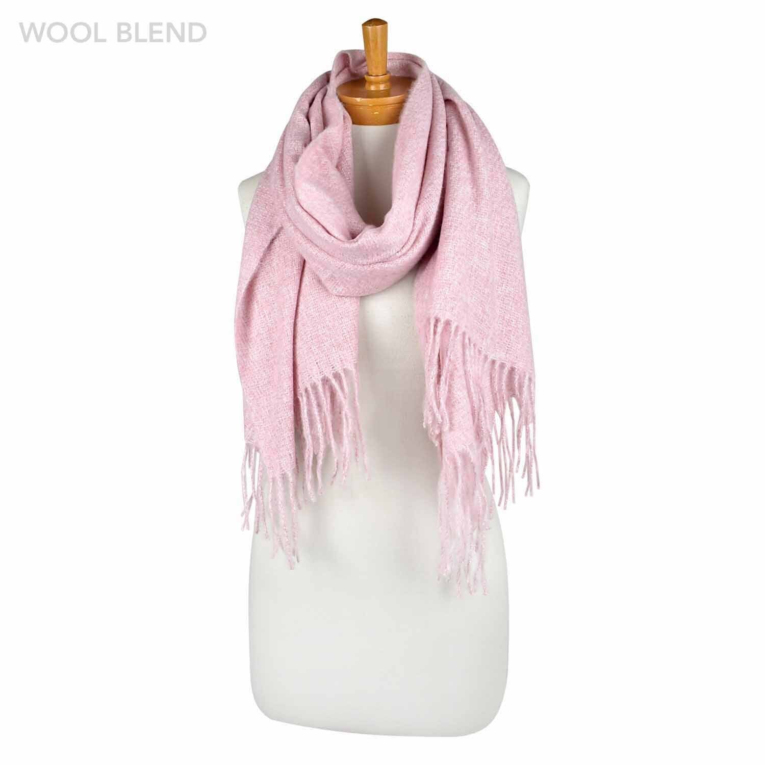 Soft Plain Baby Pink Scarf Taylor Hill