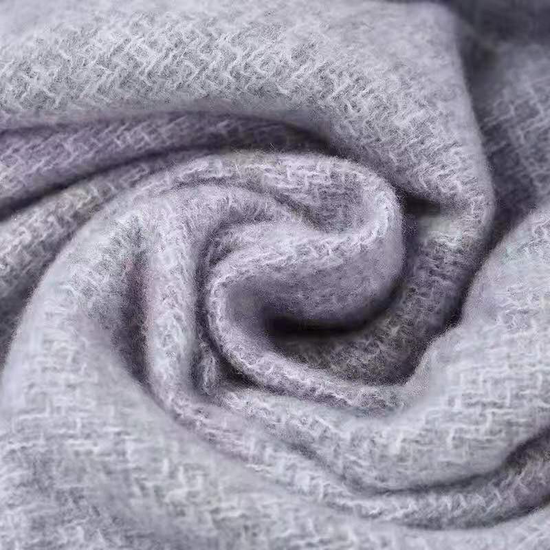 Soft Plain Grey Scarf
