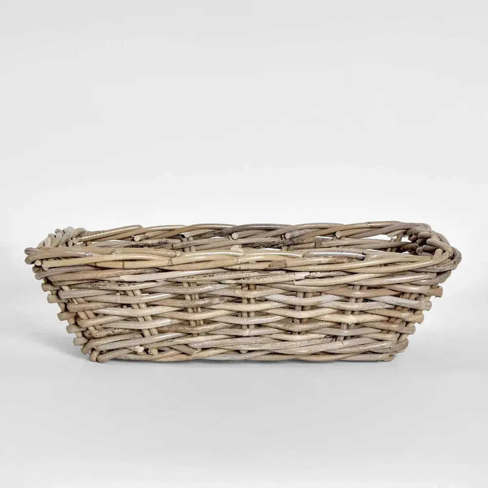 Toulon Small Basket – Natural Rattan Kubu Florabelle