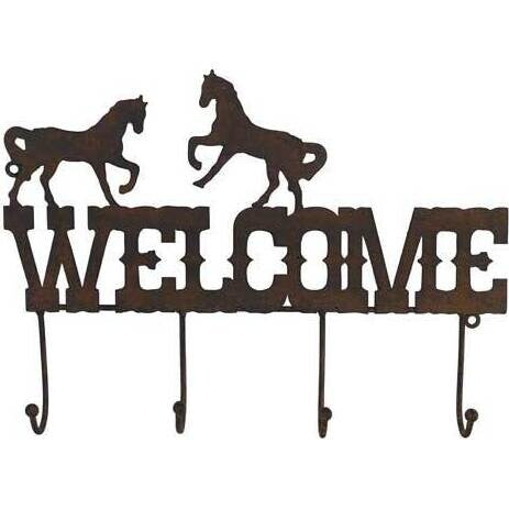 Welcome Horses Wall Hooks Lavida