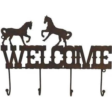 Welcome Horses Wall Hooks Lavida
