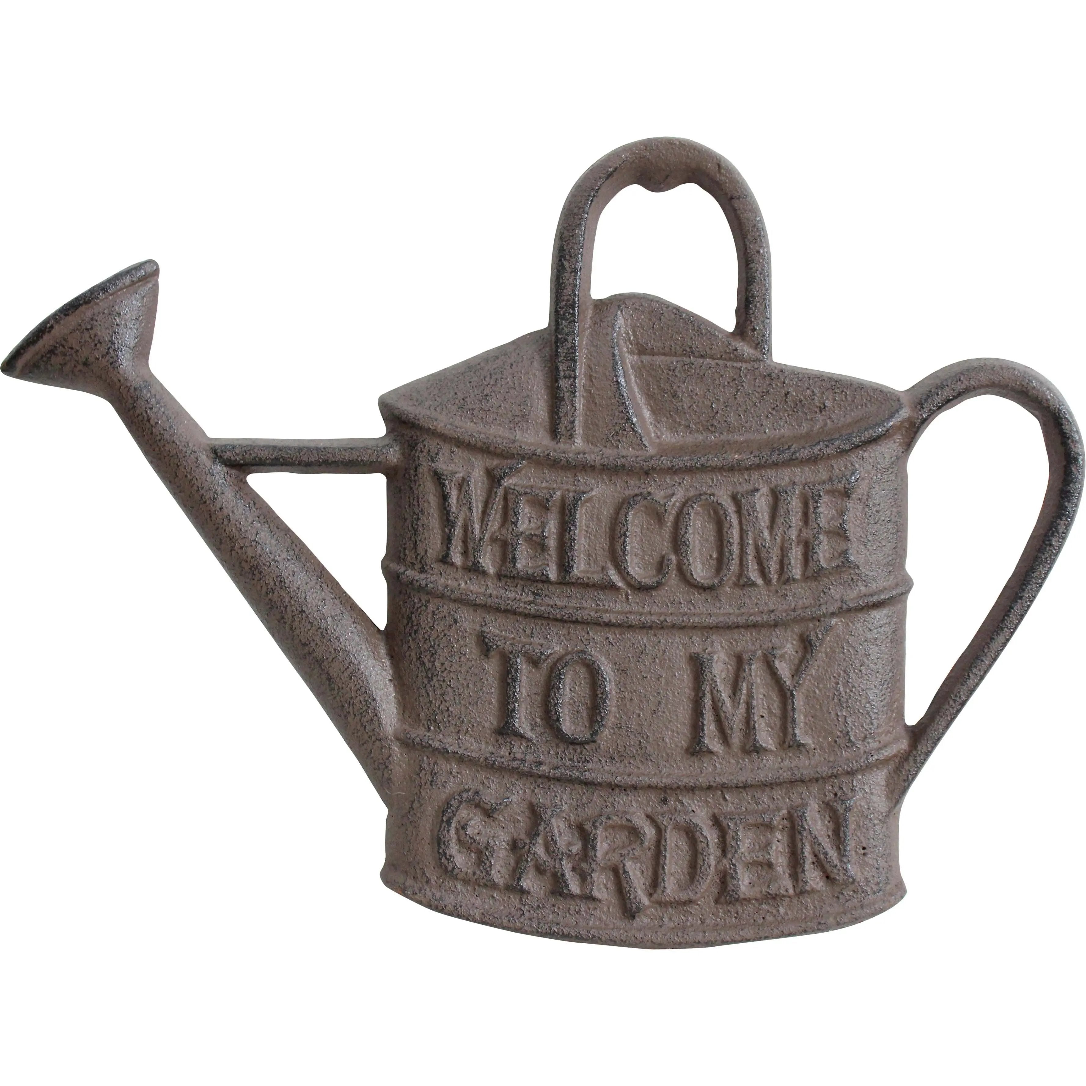 ‘Welcome to My Garden’ Cast Iron Sign Lavida