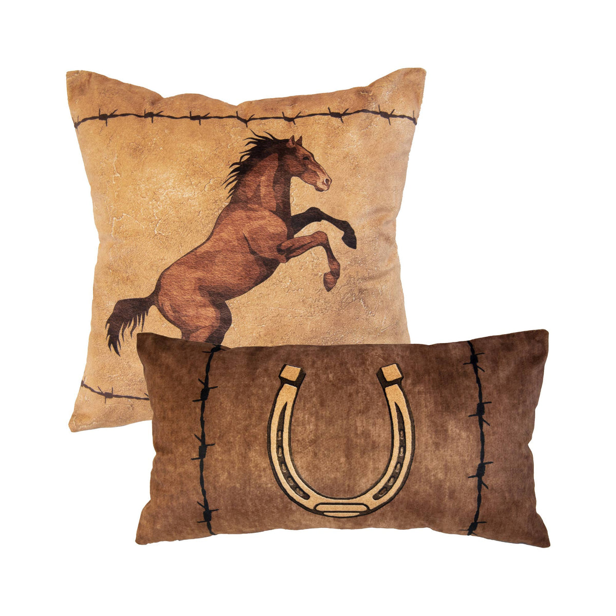 Donna Sharp Cowboy Decorative Cushion Set – Set of 2