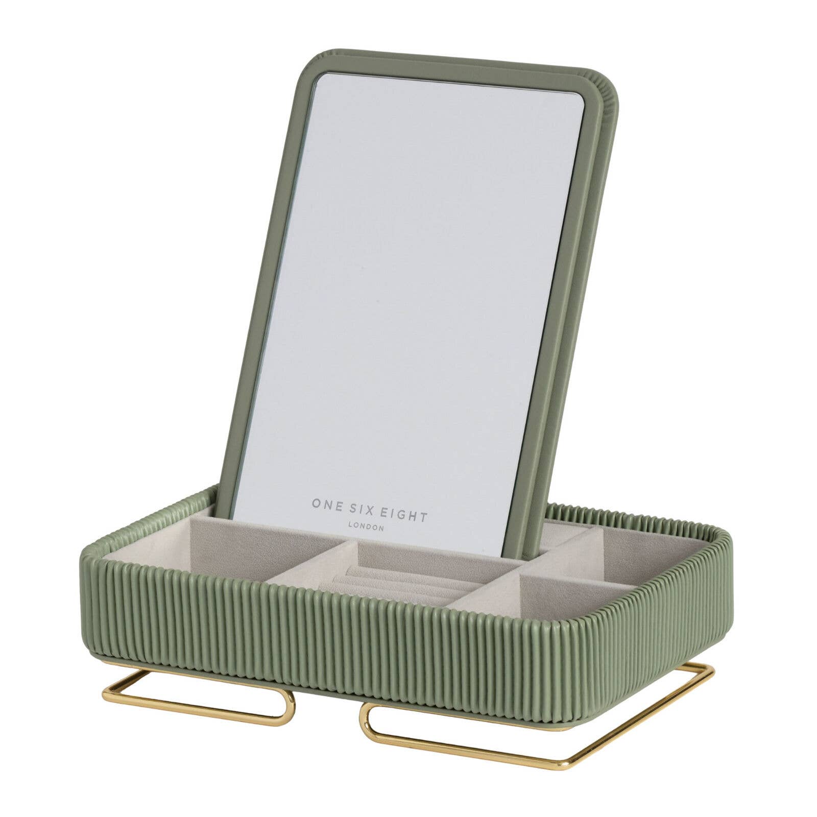 Carolina Sage Green Jewellery Box One Six Eight London
