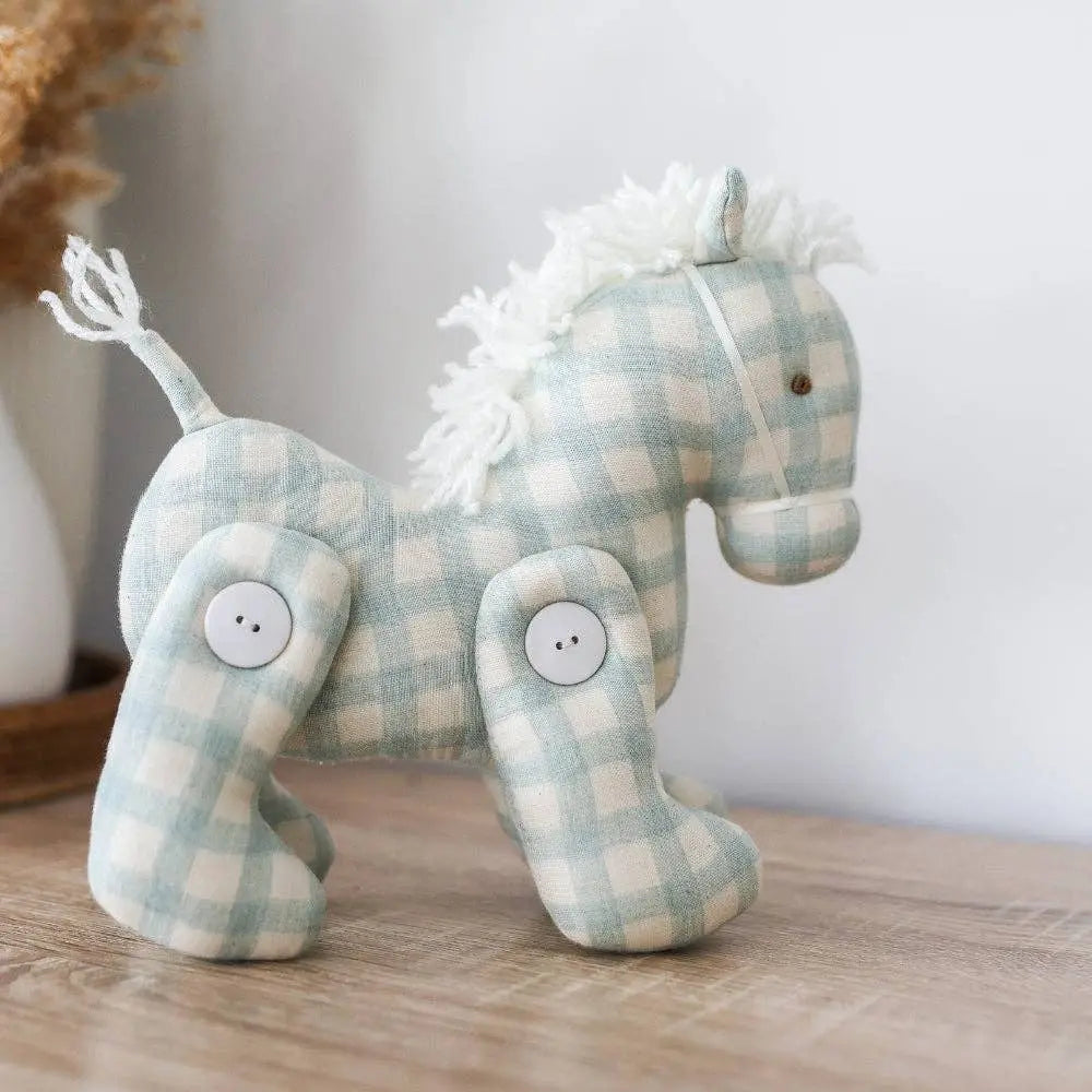 Jointed Pony – Sage Check 22 cm