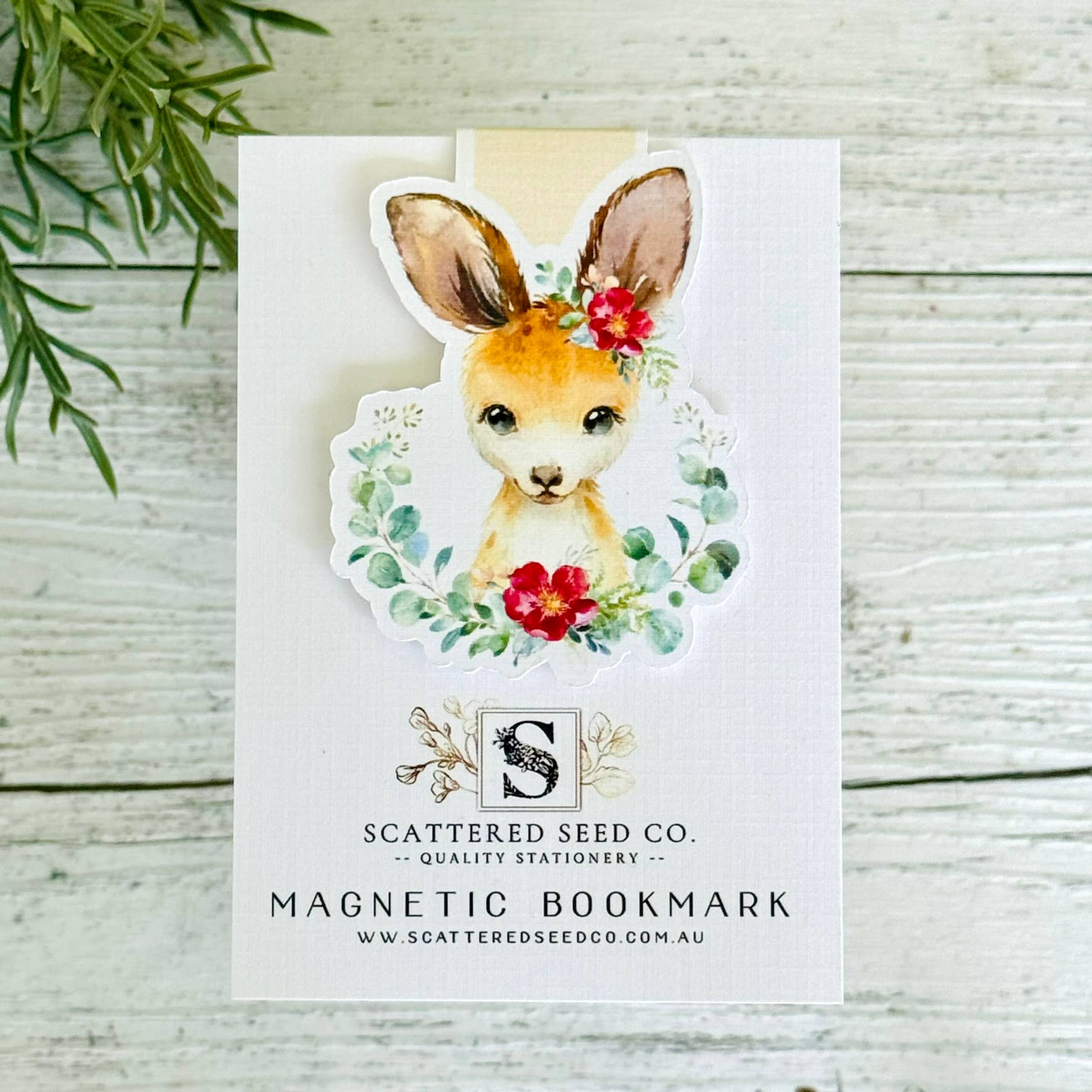 Australian Kangaroo Magnetic Bookmark Scattered Seed Co