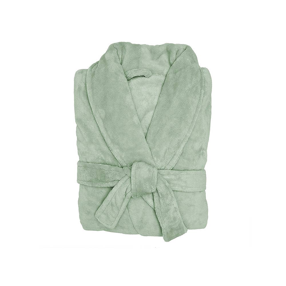 Microplush Bath Robe: Sage / Large/Extra-Large Bambury