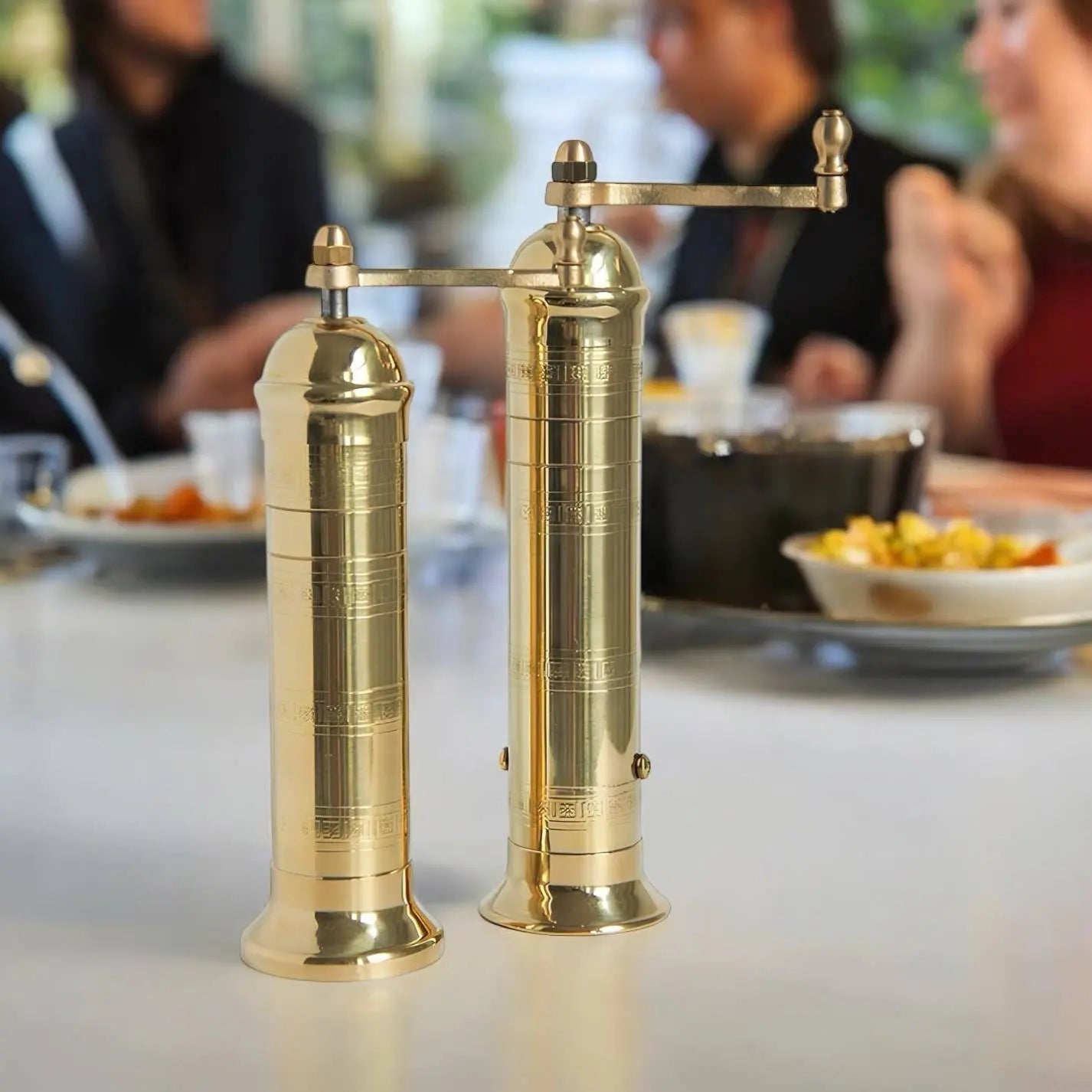 The original 'Brass Mill' - 8" salt grinder Rune-Jakobsen Design