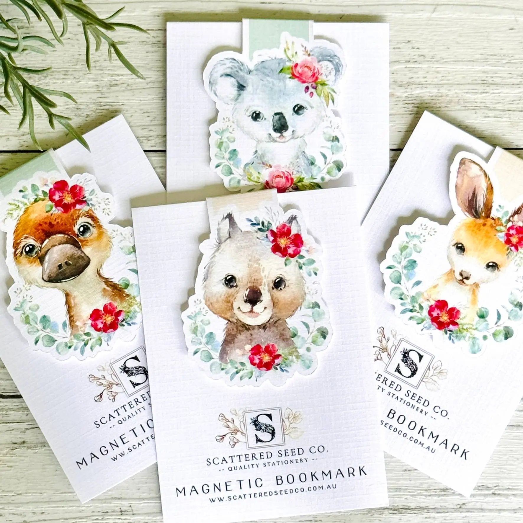 Australian Kangaroo Magnetic Bookmark Scattered Seed Co