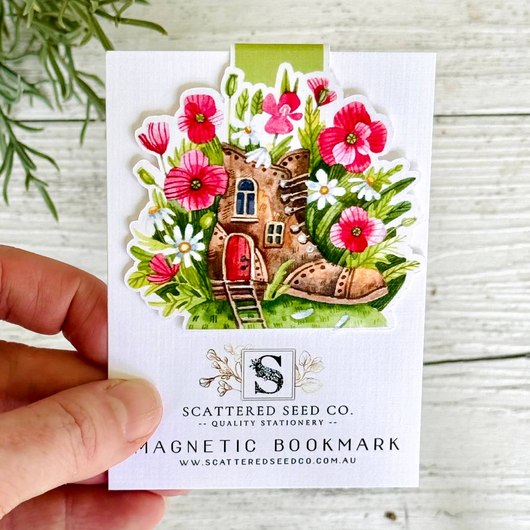 Old Boot House Magnetic Bookmark
