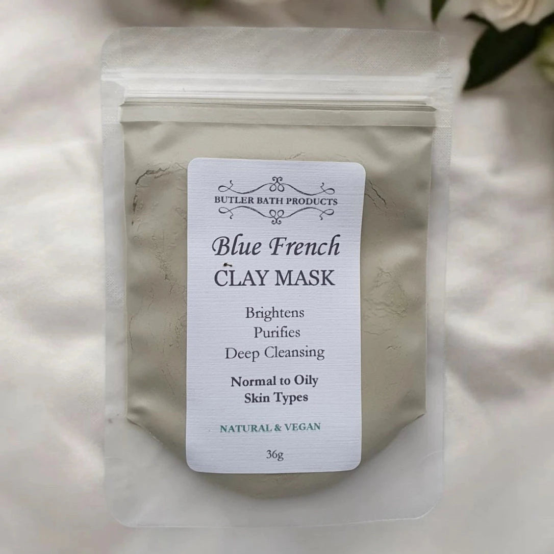 Blue French Clay Mask 36g Butler Bath Products