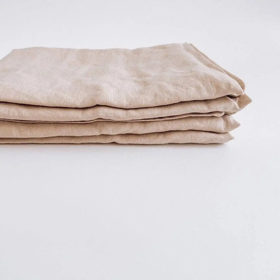 Pure French Linen Tea Towel - Light Clay Mama and Tochter