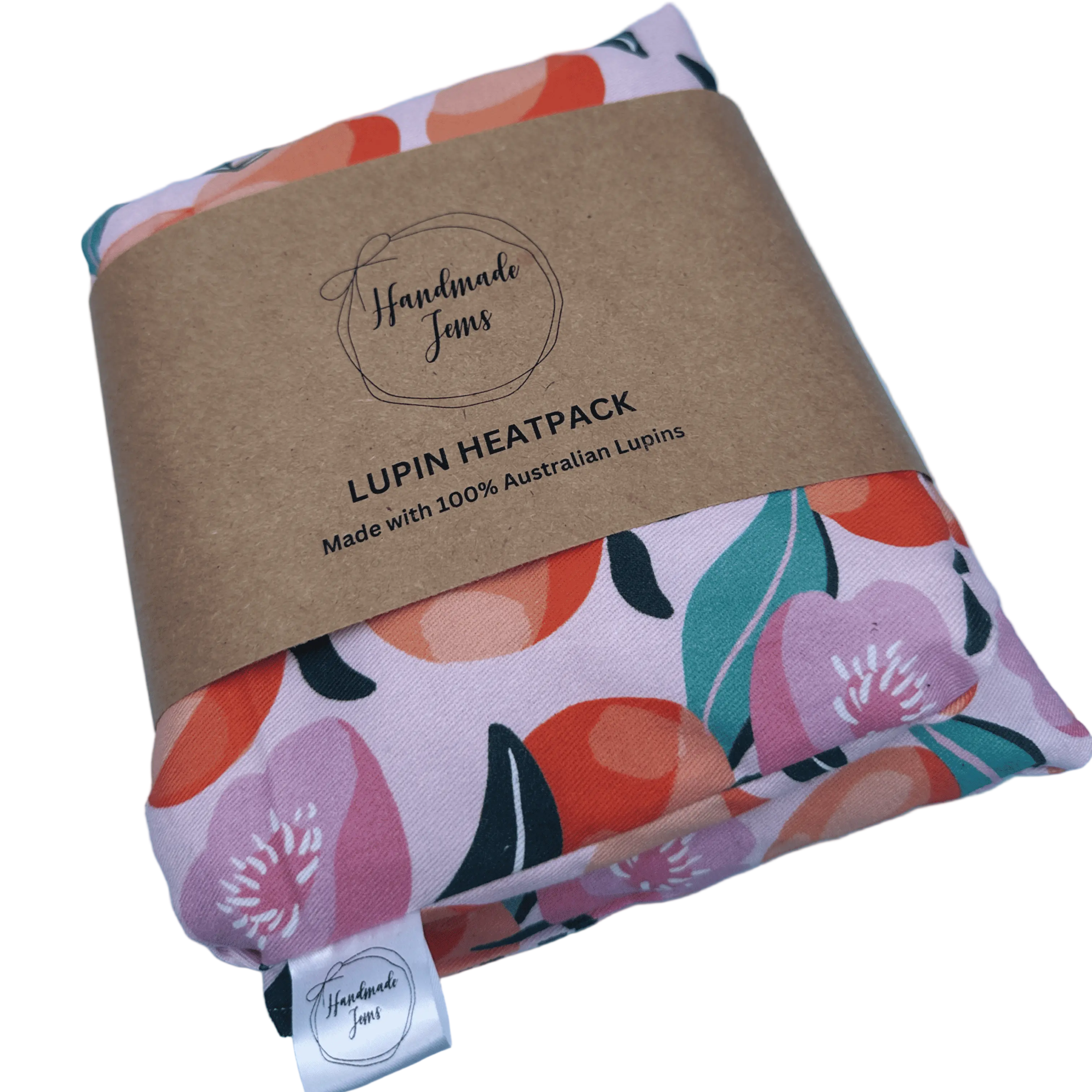 Pink Peach Lupin Heat/Chill Pack Handmade Jems