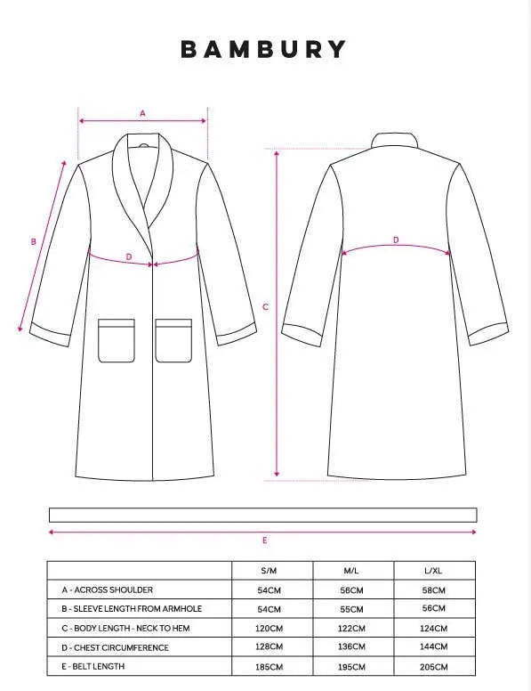 Microplush Bath Robe: Bitter-Choc / Small/Medium Bambury
