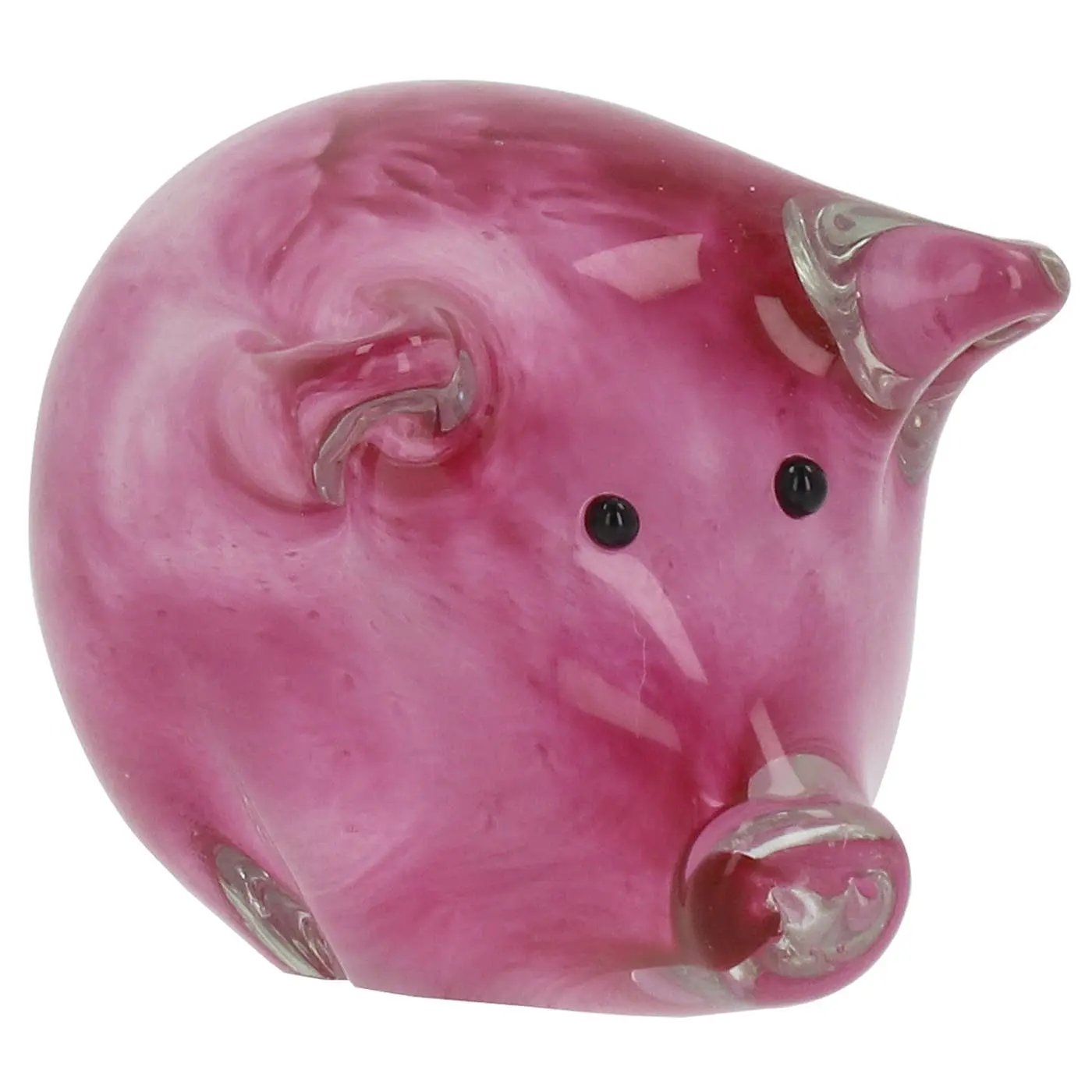 Art In Glass Handmade Pig Figurine Joe Davies