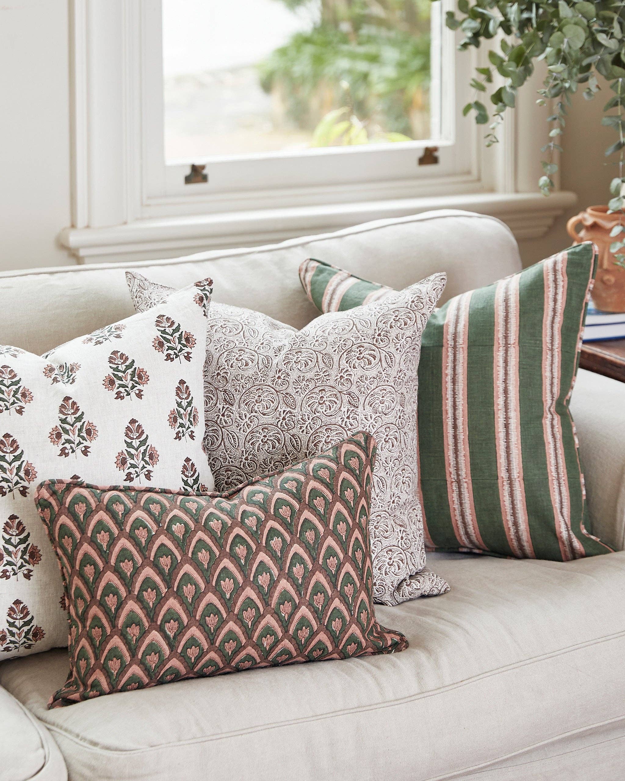 Ankara Rosewood Cushion Cover Only - Walter G