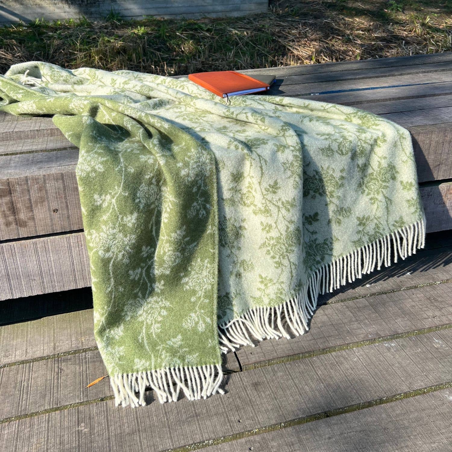 Roses Recycled Merino Throw JJ Textile