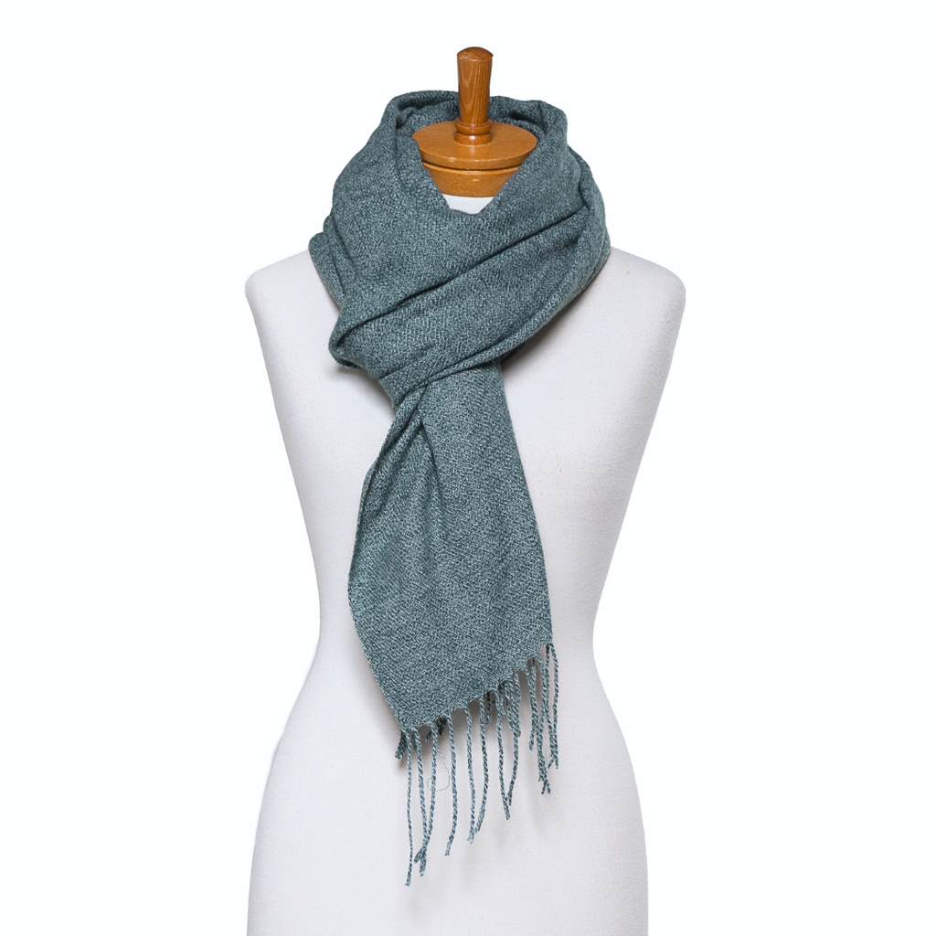 Luxe Plain Scarf - Green