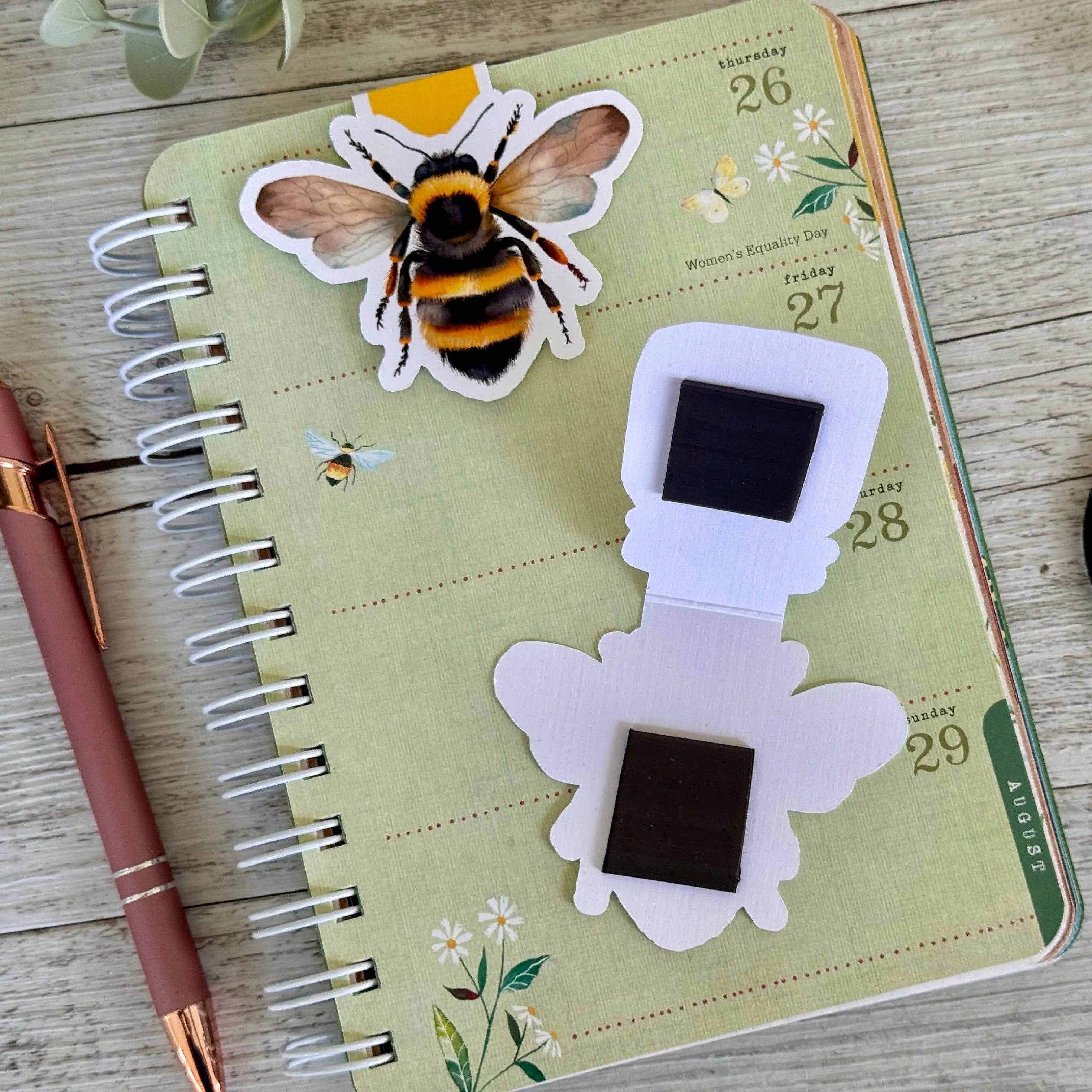 Bee & Honey Handmade Magnetic Bookmark