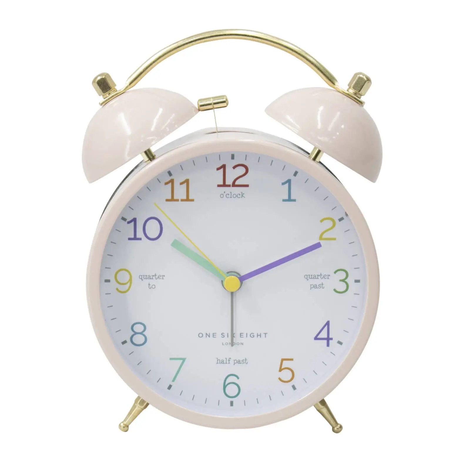 Learn The Time Blush Alarm Clock One Six Eight London
