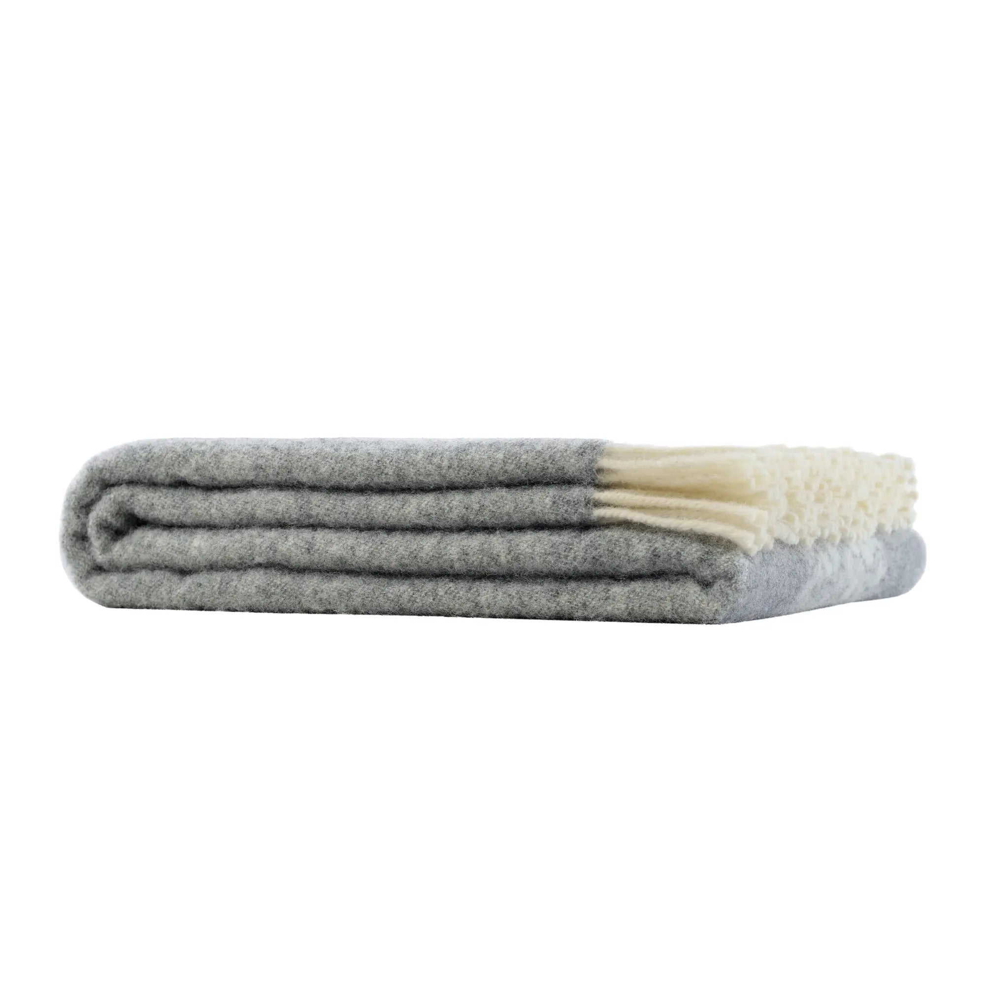Sheep Mima Soft Grey Pure Wool Throw JJ Textile