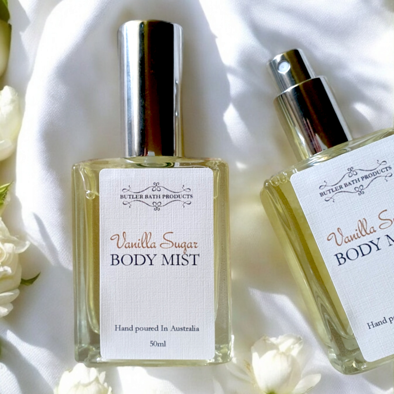 Vanilla Sugar Body Mist: Vanilla Sugar Butler Bath Products