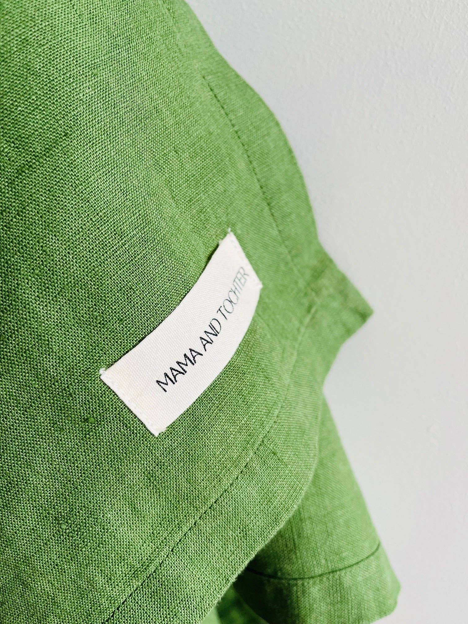Pure French Linen Tea Towel - Celtic Green Mama and Tochter