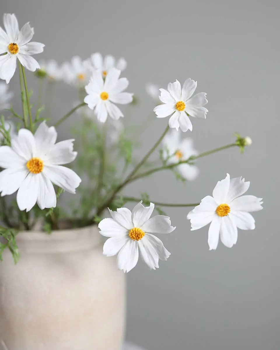 Real Touch White Cosmos Stem - Prestige Range Prestige Botanicals