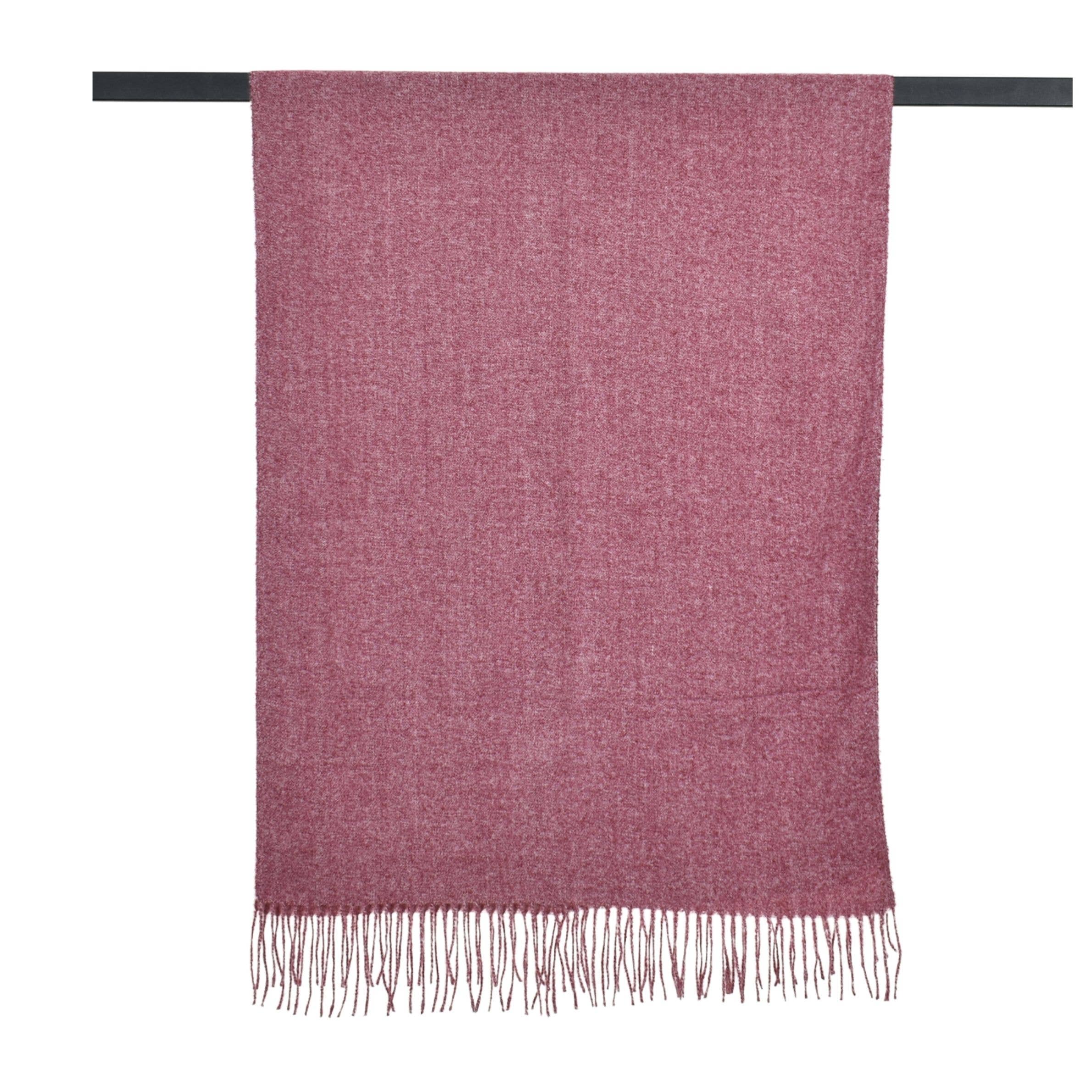 Luxe Soft Plain Scarf - Mulberry
