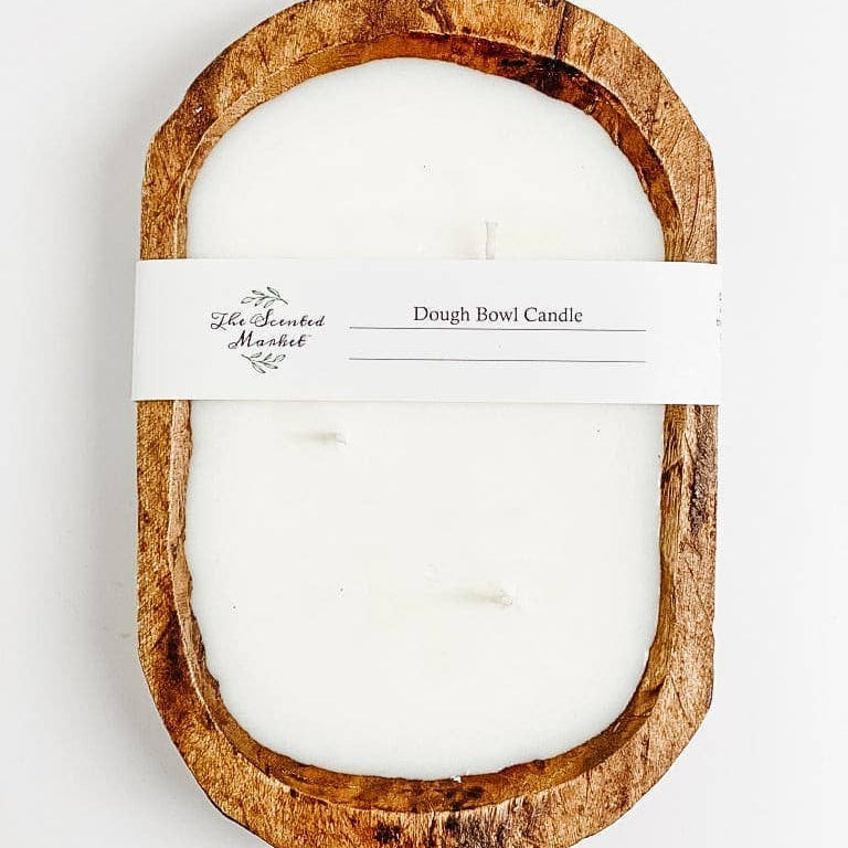 Brown Oval Dough Bowl - APPLE CRUMBLE The Scented Market