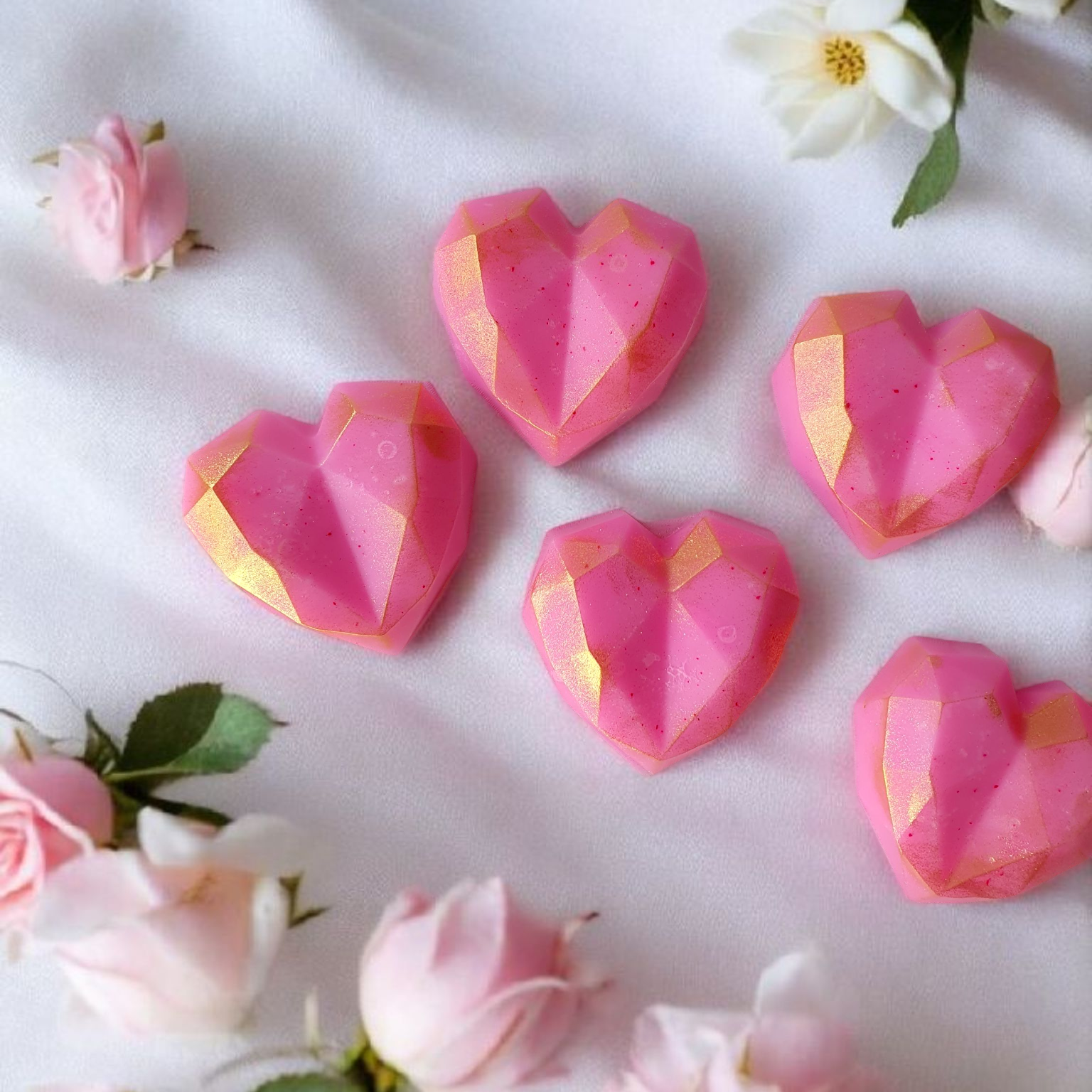 Love heart soap bars Butler Bath Products