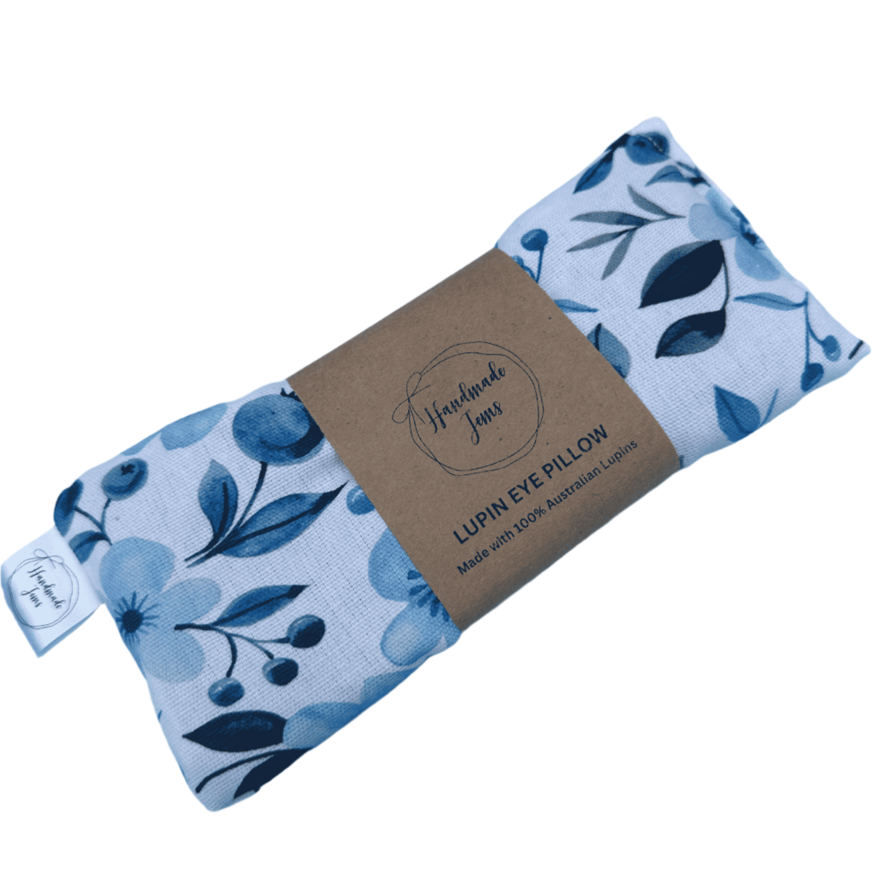 Blue Floral Lupin Eye Pillow Handmade Jems