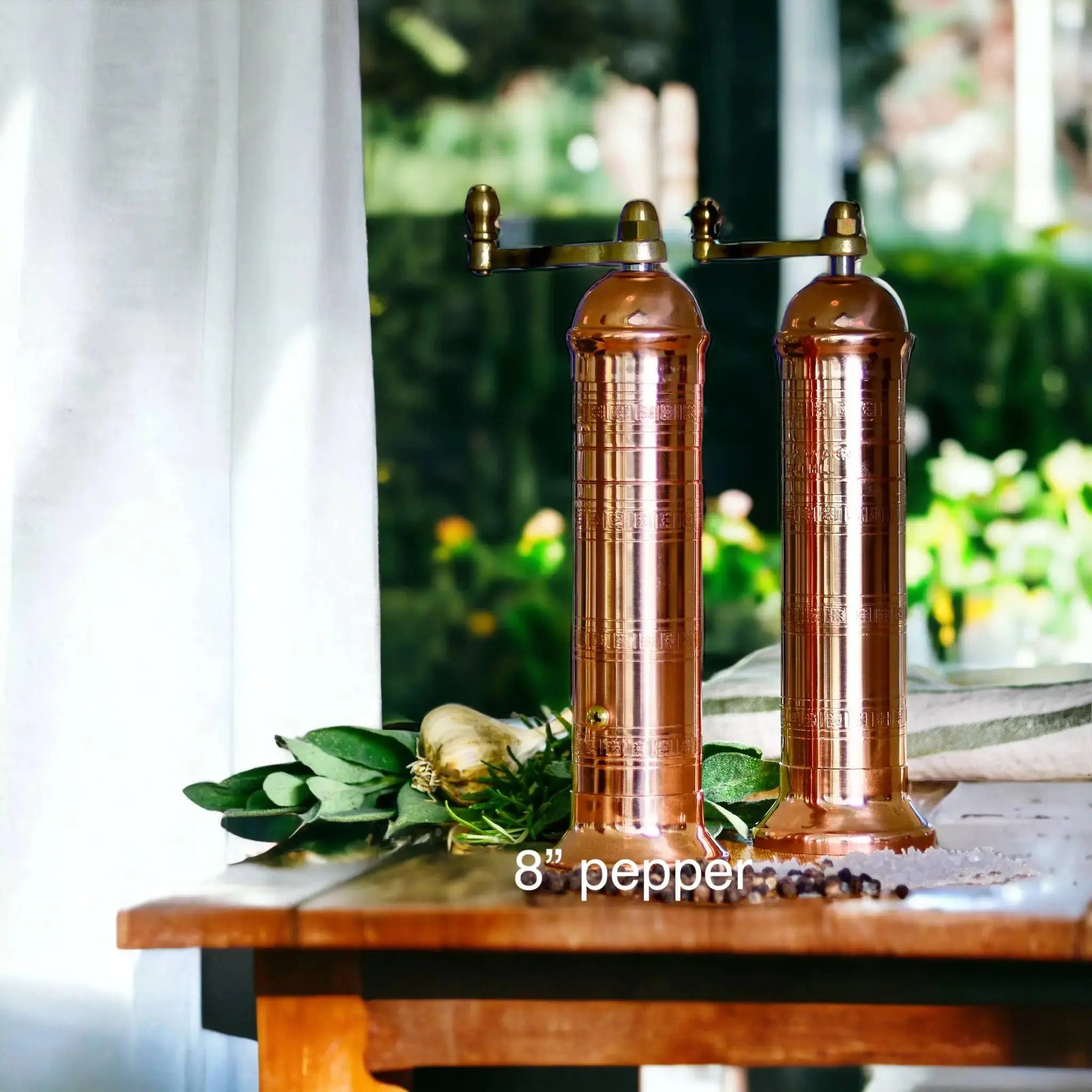 The original 'Copper Mill' - 8" pepper grinder Rune-Jakobsen Design