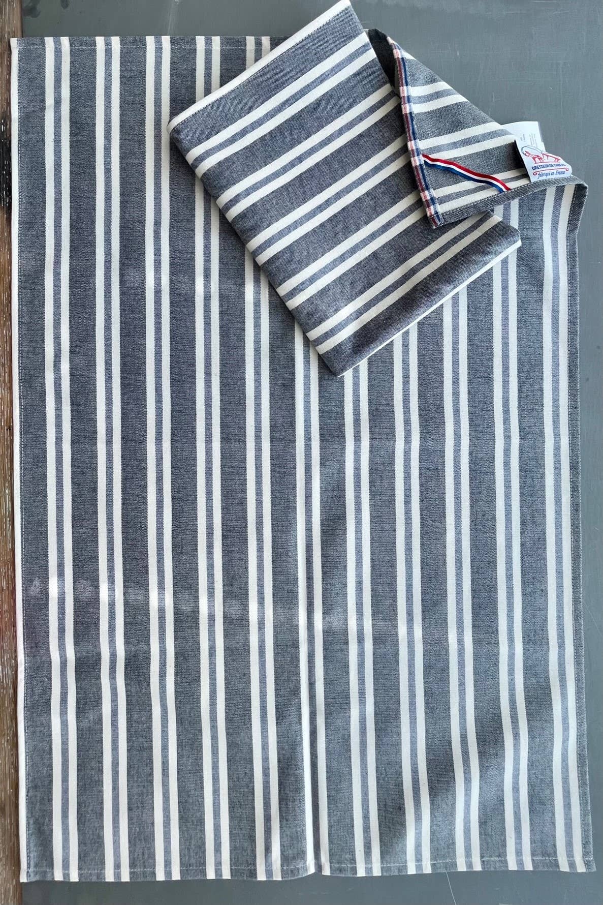 LOUISE Tea Towel – 100% Cotton (Bruise) Made In France Dresseur de tables