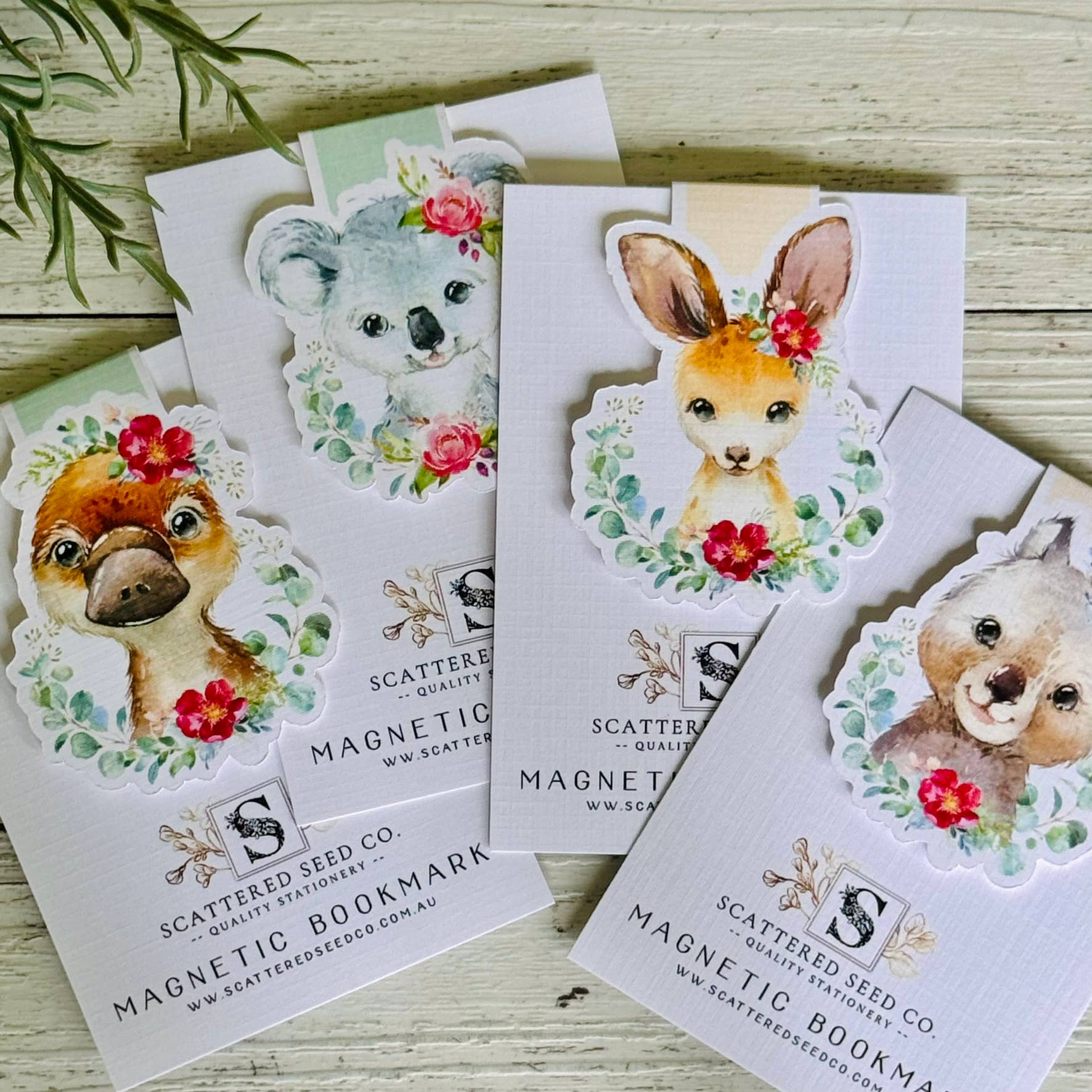 Australian Kangaroo Magnetic Bookmark Scattered Seed Co