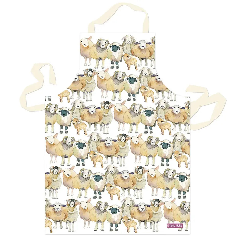 Repeating Sheep - Adult Apron Emma Ball Ltd