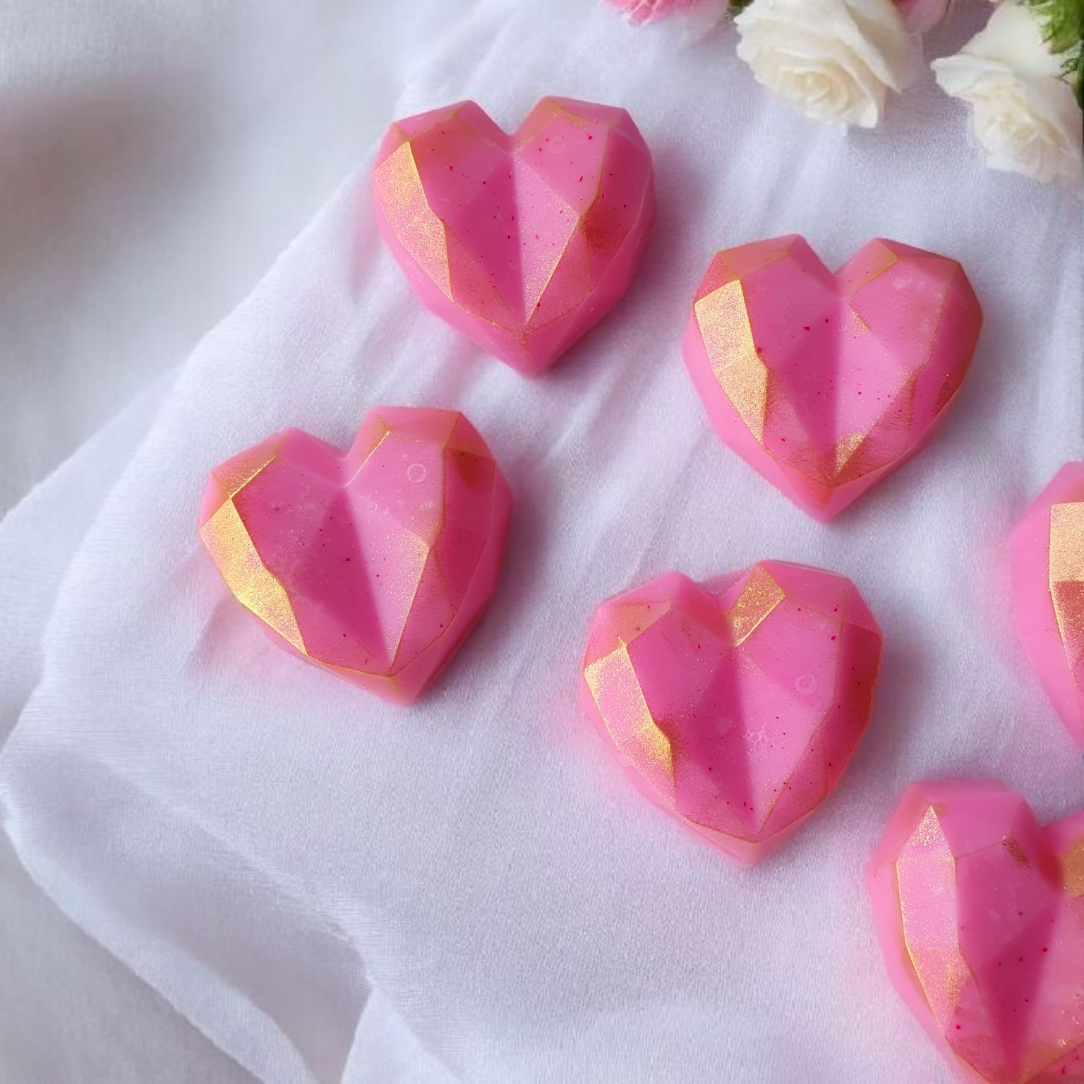 Love heart soap bars Butler Bath Products
