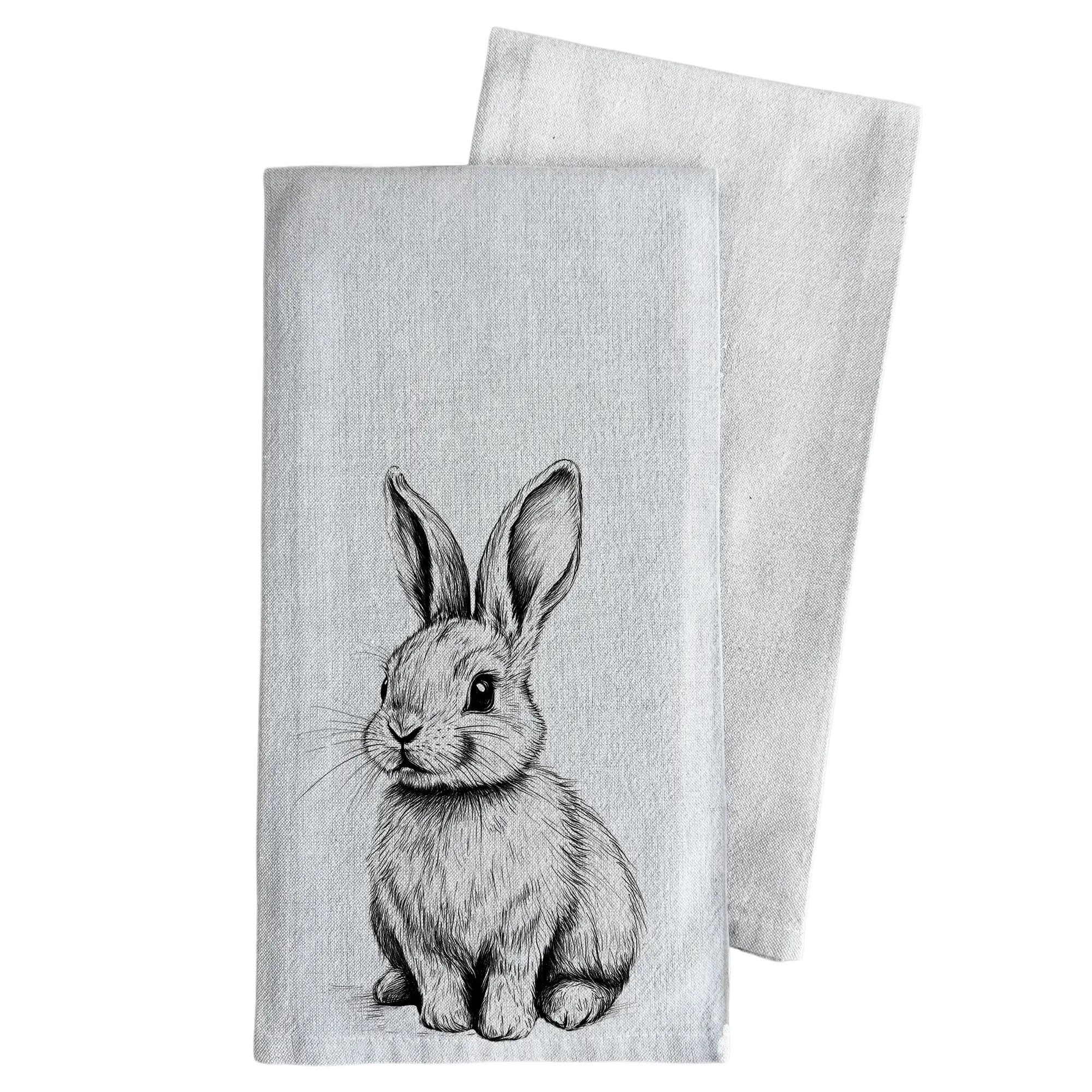Cottontail Tea Towel – Natural Porter Lane Home